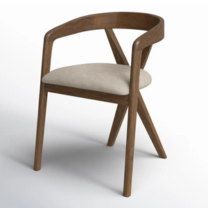 Silla de Comedor de Estilo Moderno Hecha de Madera de Teca Sólida para Muebles para el Hogar con Características Resistentes y Duraderas - Product Image 3