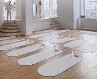 Ensemble de fitness personnalisé pour la gym, accessoires de yoga et de Pilates, ballon de yoga, barre de yoga, haltères en caoutchouc naturel, anneaux de musculation, tapis de yoga