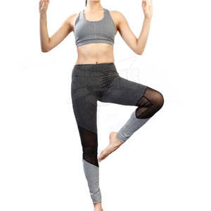 Conjunto de Yoga para mujer hecho a medida de la mejor calidad, ropa deportiva de patrón sólido con cierre de cintura elástica, función de talla grande resistente - Product Image 2