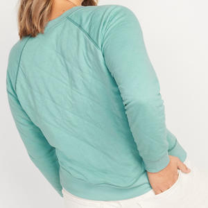 Sudaderas con capucha de peso pesado de manga larga para mujer de algodón 100% a precio de fábrica suéteres de invierno lisos personalizados - Product Image 4