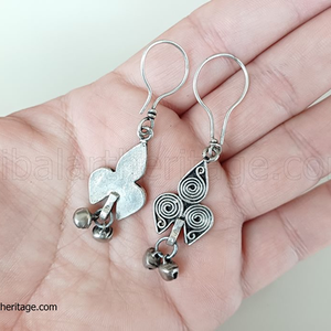 Pendientes Kuchi hechos a mano, joyería tribal afgana, pendientes de gota étnicos para ropa cultural y de moda - Product Image 1