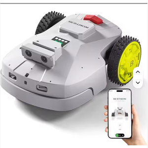 Último Modelo, Nuevo, Entrega Rápida, BestMow T100, Cortacésped Robótico Autocargable Ultra Silencioso para 1.5 Acróspedes, Disponible para la Venta - Product Image 1