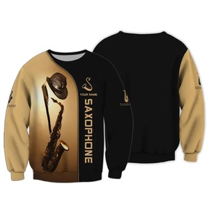 Camisas de hombre con estampado 3D con estilo personalizado Premium 100% sudaderas de algodón orgánico sudadera de hombre transpirable de tendencia superior - Product Image 6