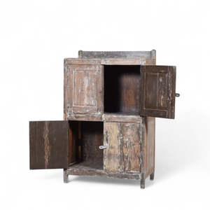 Antique Oak Wood Living Room Furniture Luxury and <b>Rustic</b> Wooden <b>Cabinet</b> for Home Villa Dining Wine Cellar Home Bar Use - Product Image 4