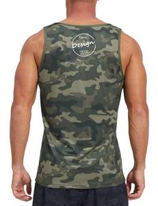 Suministro de fábrica Impresión de sublimación digital personalizada Ajuste suelto Camisetas sin mangas largas de gran tamaño Camisetas sin mangas para hombres Camiseta con espalda cruzada Ropa de gimnasio - Product Image 5