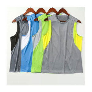 Débardeur de sport en maille de qualité supérieure pour homme, polyester/coton, séchage rapide, respirant, athlétique, décontracté, streetwear, ajustable, confortable - Product Image 1