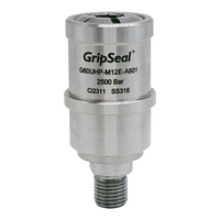 Raccord de test de pression externe GripSeal G60 pour tubes, connecteur rapide anti-fuite 1/8"-2" pouces