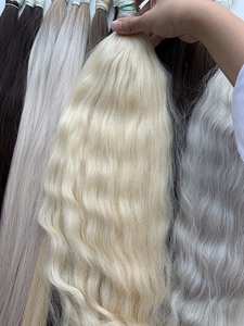 Extensiones de Cabello Humano al Por Mayor, Cabello Virgen Vietnamita, 100g, Ondulado Natural, 28-30 Pulgadas de Largo, Todos los Colores, 70 cm - Product Image 6