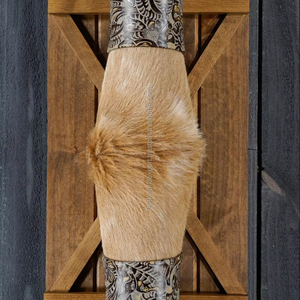 แตรและฮอร์นวัวขัดเงาตกแต่งตะวันตกสำหรับเทศกาลคริสต์มาส - Product Image 1