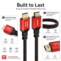 Câble HDMI 2.1 8K 60Hz 48G à large bande passante, HDR dynamique, câble eARC
