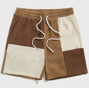 กางเกงกีฬาขาสั้นผู้ชาย ลายเรียบ กันน้ำ ระบายอากาศ ผ้าสแปนเด็กซ์/โพลีเอสเตอร์ สวมใส่สบาย เหมาะสำหรับออกกำลังกาย วิ่ง และใช้ในชีวิตประจำวัน - Product Image 1