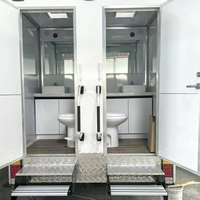 PROSKY Remorque Sanitaire Portable Écologique à 2 Postes pour Mariages, Festivals, Événements et Services de Location