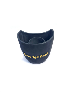 Terecotta Clay Orange Smudge Bowl con texto dorado Quemador de incienso de cerámica palo santo titular quemador Paquete de hojas de salvia recogedor de cenizas - Product Image 4