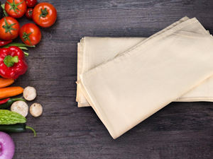 Saco de harina de algodón 100%, toallas de cocina tejidas, estilo cuadrado liso, costura e impresión personalizables, limpieza desechable para el hogar - Product Image 2