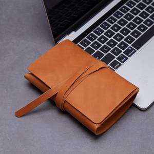 Organisateur de câbles en cuir professionnel de luxe de haute qualité, étui de voyage pour chargeurs USB, écouteurs, usage quotidien, OEM LCO-0048 - Product Image 3