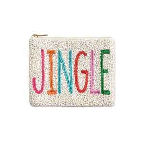 Bolso Mini con Cremallera y Bordado de Moda con la Palabra 'MOM' en Dorado, Diseño Único y Moderno de la India - Product Image 2