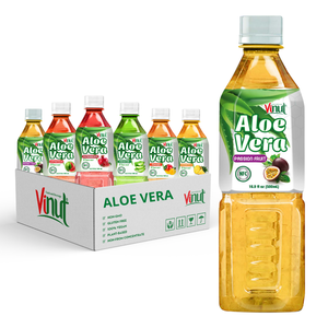 Exótico Aloe Vera y jugo de maracuyá 500ml Venta caliente OEM y etiqueta privada bebida vegetal - Product Image 2