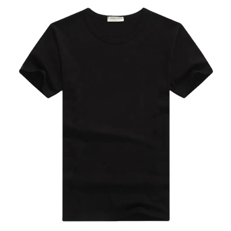 Vente en gros T-Shirt personnalisé en polyester pour hommes t-shirts basiques à col rond pour hommes T-shirts à séchage rapide pour hommes respirants avec personnalisation