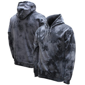 Tie dye à capuche hommes personnalisé décontracté Vintage à capuche personnalisé Polyester coton lourd cravate teinture à capuche pour hommes vêtements de Fitness Gym - Product Image 4