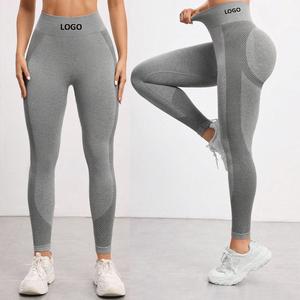 Leggings de gimnasio para mujer Leggings de cintura elástica de longitud completa con bandas Leggings de yoga Scrunch Butt Leggings de mujer - Product Image 6