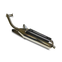 Fabricante Profesional de Taiwán, OEM ODM, Tubo de Escape para Motocicleta de Acero Inoxidable 304, Sistema de Silenciador de Alto Rendimiento para Carreras
