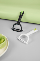 MIDDIA Keramische Groente- en Fruit Schilmes Ergonomische Handgreep Roestvrij Aardappel Komkommer Rasp voor de Keuken