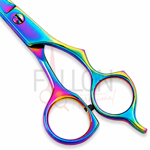 Ciseaux de coiffure professionnels Rainbow en acier inoxydable, ciseaux de salon de barbier, logo personnalisé, ciseaux de coiffure - Product Image 4