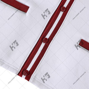 Suéter Cárdigan Universitario Personalizado Unisex con Letras, Cuello Redondo, Tejido de Punto, Parche de Chenilla, Informal, Merino, Logotipo Frontal, Patrón Geométrico - Product Image 6