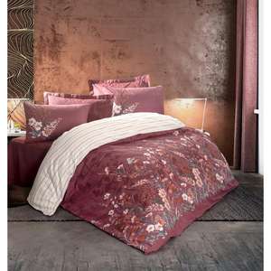 Vina Bordo Single Feminine <b>Duvet</b> Cover <b>Set</b> Handmade Cotton Boxed <b>Set</b> - Product Image 1