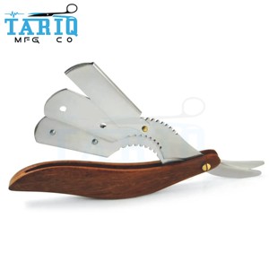 มีดโกนตรงด้ามจับไม้มีดโกนสำหรับร้านตัดผมมีดโกนแบบใช้งานได้หลากหลายมาใหม่2023มีสไตล์ - Product Image 1