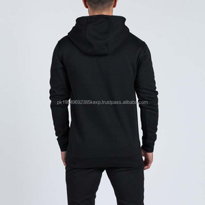Sweat-shirt noir respirant pour homme 2024, vêtements de sport décontractés avec impression de logo personnalisé, motif, taille adulte - Product Image 2