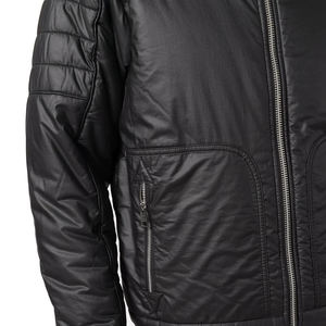 Chaqueta bomber acolchada para hombre, acolchada, resistente al agua, 100% poliéster, acolchada, a prueba de viento - Product Image 4