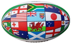 รักบี้กีฬาบอลธงพิมพ์ลูกรักบี้ในขนาดต่างๆที่มีการออกแบบที่กำหนดเองและรูปร่างในที่มีคุณภาพดี - Product Image 6