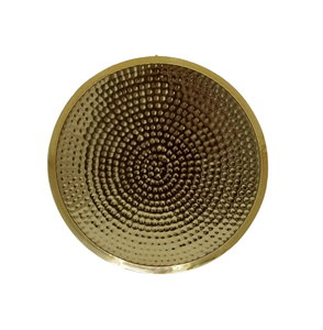 Placa decorativa de pared colgante de Metal de hierro decorativo de Navidad placa redonda Placa de Color gris para decoración del hogar - Product Image 6