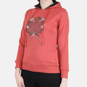 Sudaderas con Capucha Estampadas para Mujer, Ropa de Calle Invernal, Tejidas, con Diseño Sólido en la Parte Delantera, Elegantes para Días Ajetreados - Product Image 2