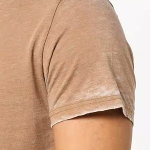 T-shirt pour homme en tissu toile polyester/coton 220g, coupe classique, haute qualité, séchage rapide, respirant, pour adultes - Product Image 2