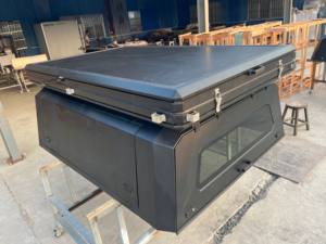 Tente de toit étanche intégrée pour camionnette, couverture de <span class=keywords><strong>camping</strong></span> extérieur portable avec poteau en aluminium en tissu Oxford - Product Image 4