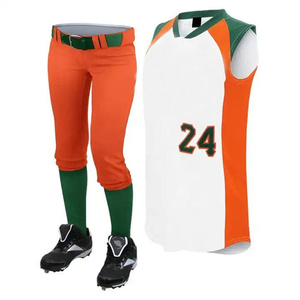 Uniforme de softbol para mujer, uniforme de béisbol elegante, diseño único, calidad superior, conjunto de béisbol personalizado Unisex para mujer - Product Image 1