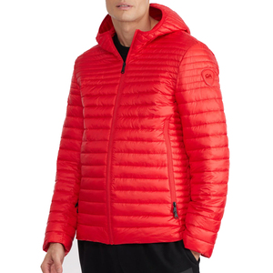 Gilet bouffant en polyester sans manches, léger et à logo personnalisé pour hommes, gilet bouffant à col montant pour l'extérieur de style classique - Product Image 1