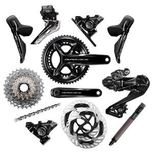ชุดขับเคลื่อน Shimano Dura-Ace Di2 R9200/R9250 2x12 สปีด พร้อมพาวเวอร์มิเตอร์ ขาจานอะลูมิเนียม โช้คหน้าดิสก์เบรก ครบชุด - Product Image 4