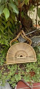 กระเป๋าไม้ไผ่ฤดูร้อน-กระเป๋าทำด้วยมือที่สร้างขึ้นด้วยพื้นผิวธรรมชาติสำหรับร้านค้าปลีกชุดลำลองส่งออกและมีสไตล์ - Product Image 5