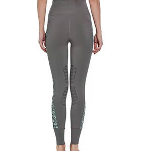 Vêtements équestres personnalisés de conception OEM pour femmes Leggings d'équitation taille haute à sublimation à vendre - Product Image 3