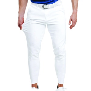 Pantalon d'affaires à coupe étroite en coton golf uni à la mode à l'extérieur et pantalon personnalisé pour hommes - Product Image 5