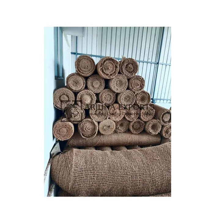 Best Quality Coconut Coir Mesh Coir Woven Geo Textiles Fabric Rolls for Rooftop Greening and Wasteland Development