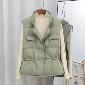 2024 mujer cortavientos abajo abrigo invierno abajo chaleco mujer corto sin mangas chaleco Chaqueta ligera - Product Image 4