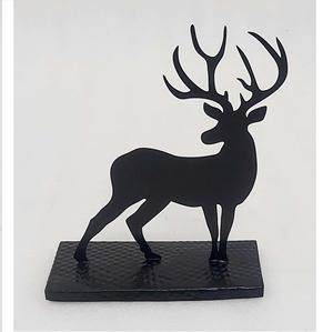 Pendentif élégant d'ornements suspendus de renne décoratif en métal noir pour la décoration de la maison de Noël Fête du Nouvel An de haute qualité. - Product Image 5