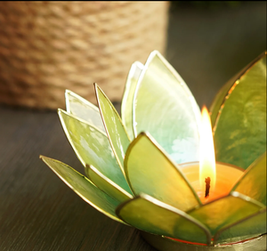 Candelita de loto rosa para decoración de jardín interior y exterior, regalos de boda para invitados, artículos de decoración del hogar - Product Image 2