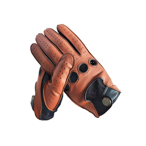 Gants en PU pour hommes, mitaines de conduite d'hiver imperméables et chaudes, gants en cuir de moto du Pakistan, gants en cuir à écran tactile - Product Image 5
