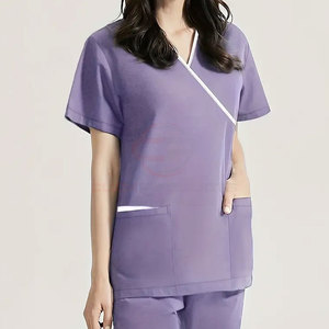 Top Selling Breathable Hospital Uniforms <b>Medical</b> Scrubs for Women Custom Short Sleeve Nursing Scrub Uniforms Sets - Product Image 4