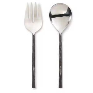 High End Tableware Stainless Steel <b>Salad</b> Server Set Elegant Serving Utensils - Product Image 6